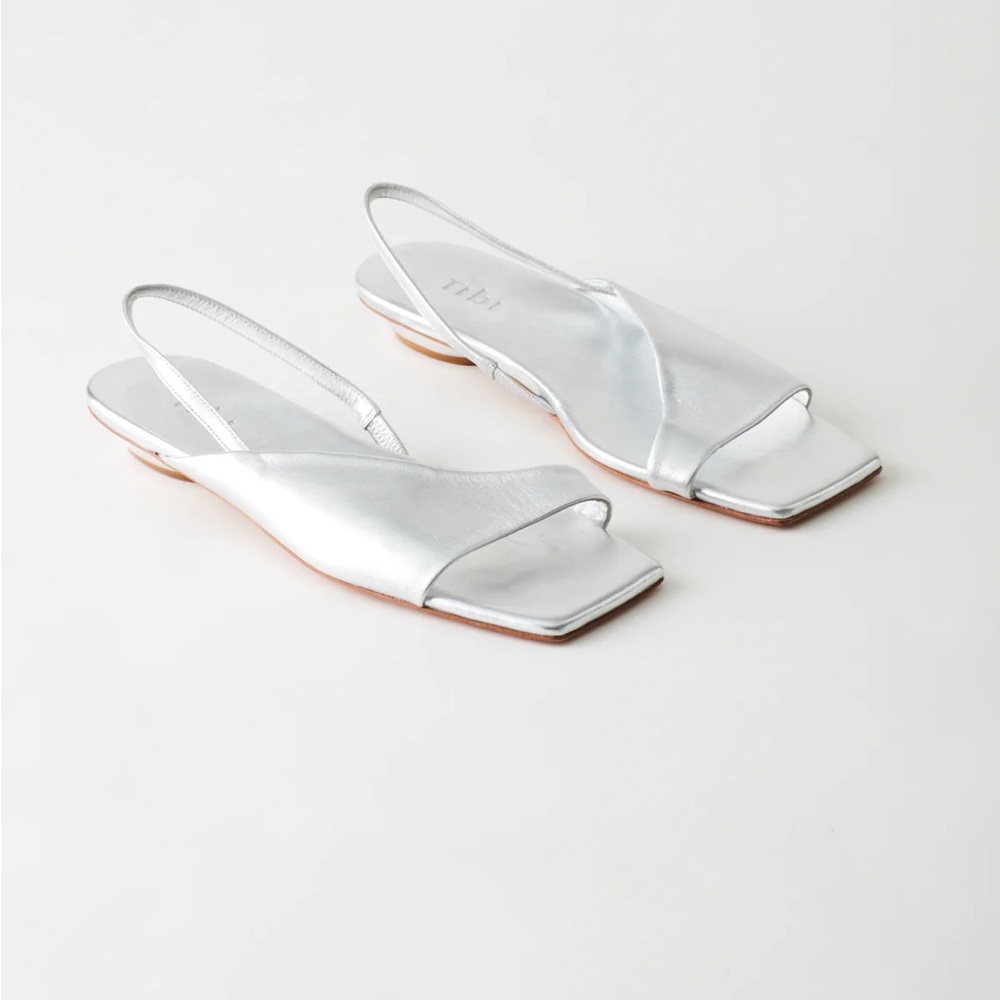 Brand new Tibi Avi Metallic Flat - 38.5